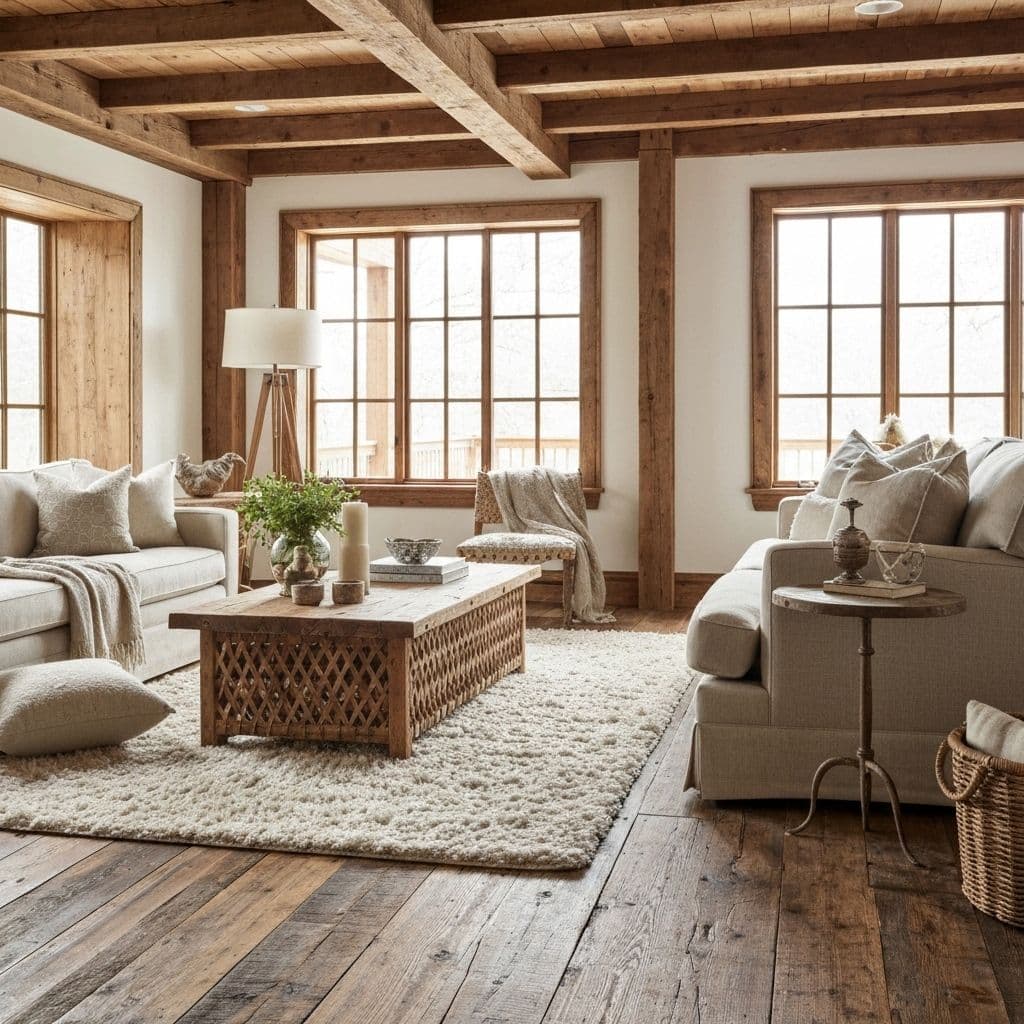 Farmhouse style living room
